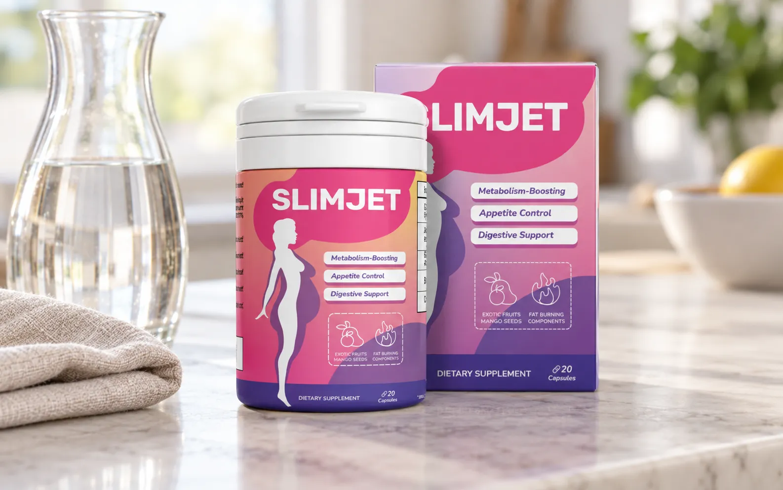 SlimJet — el envase en el día a día