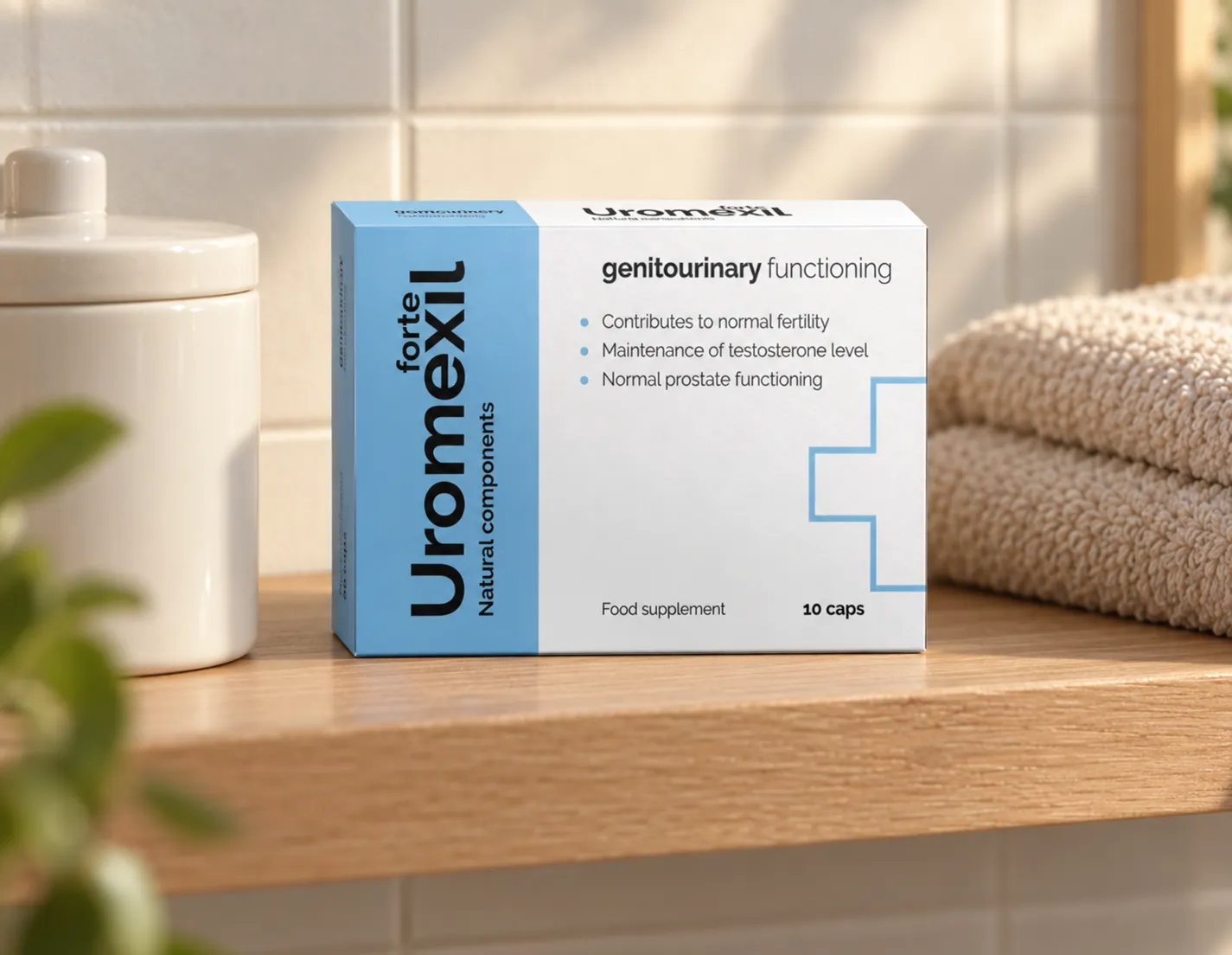 Uromexil Forte female urination — el envase en el día a día