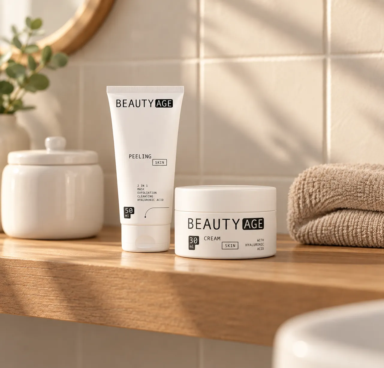 BEAUTY AGE COMPLEX — el envase en el día a día