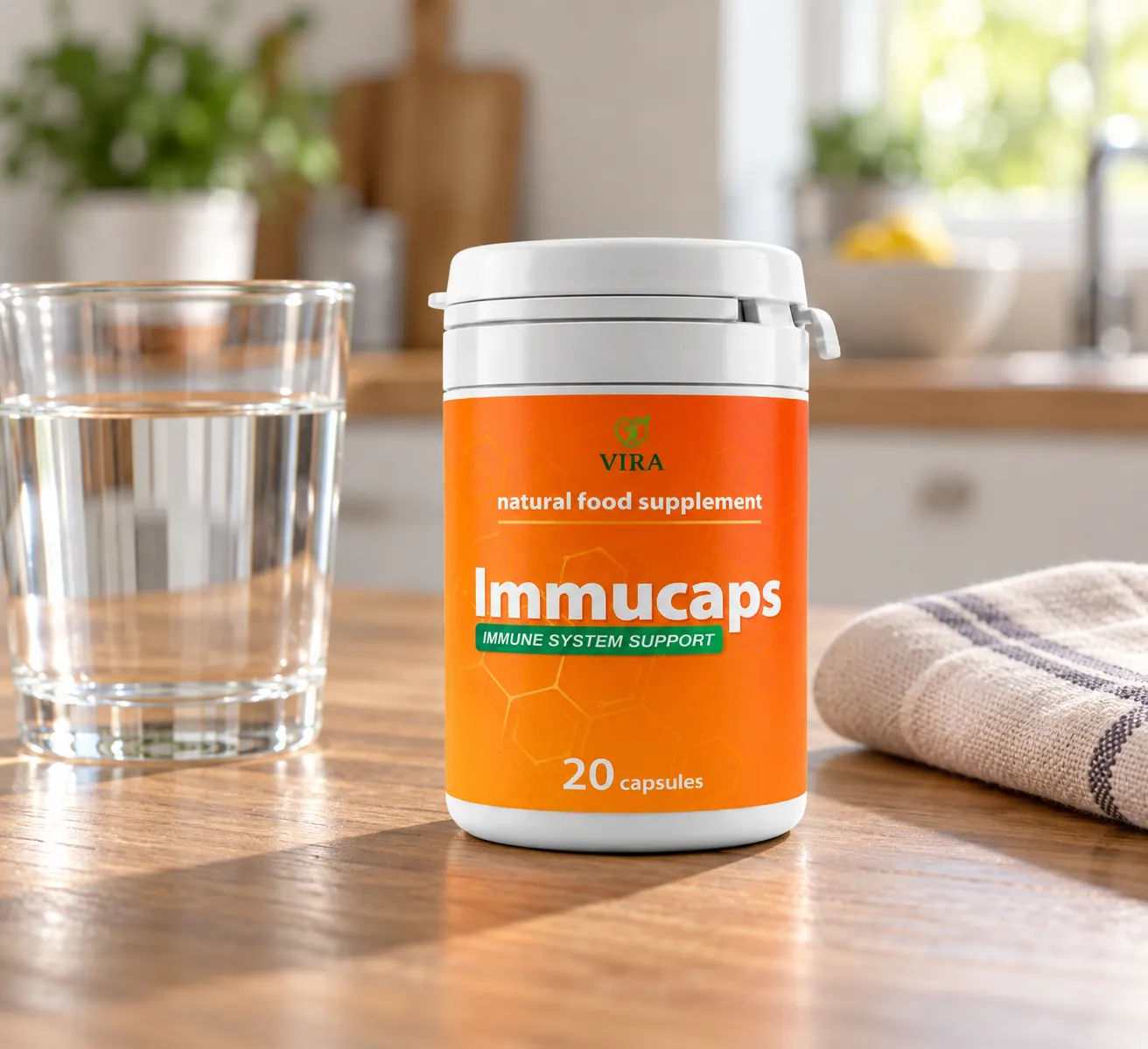 Immucaps — el envase en el día a día