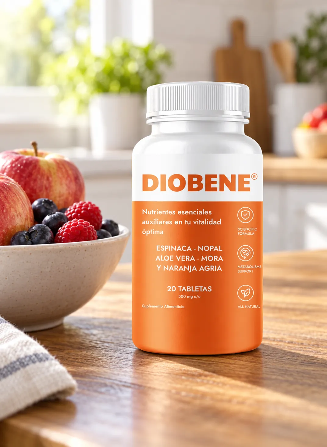 Diobene — el envase en el día a día