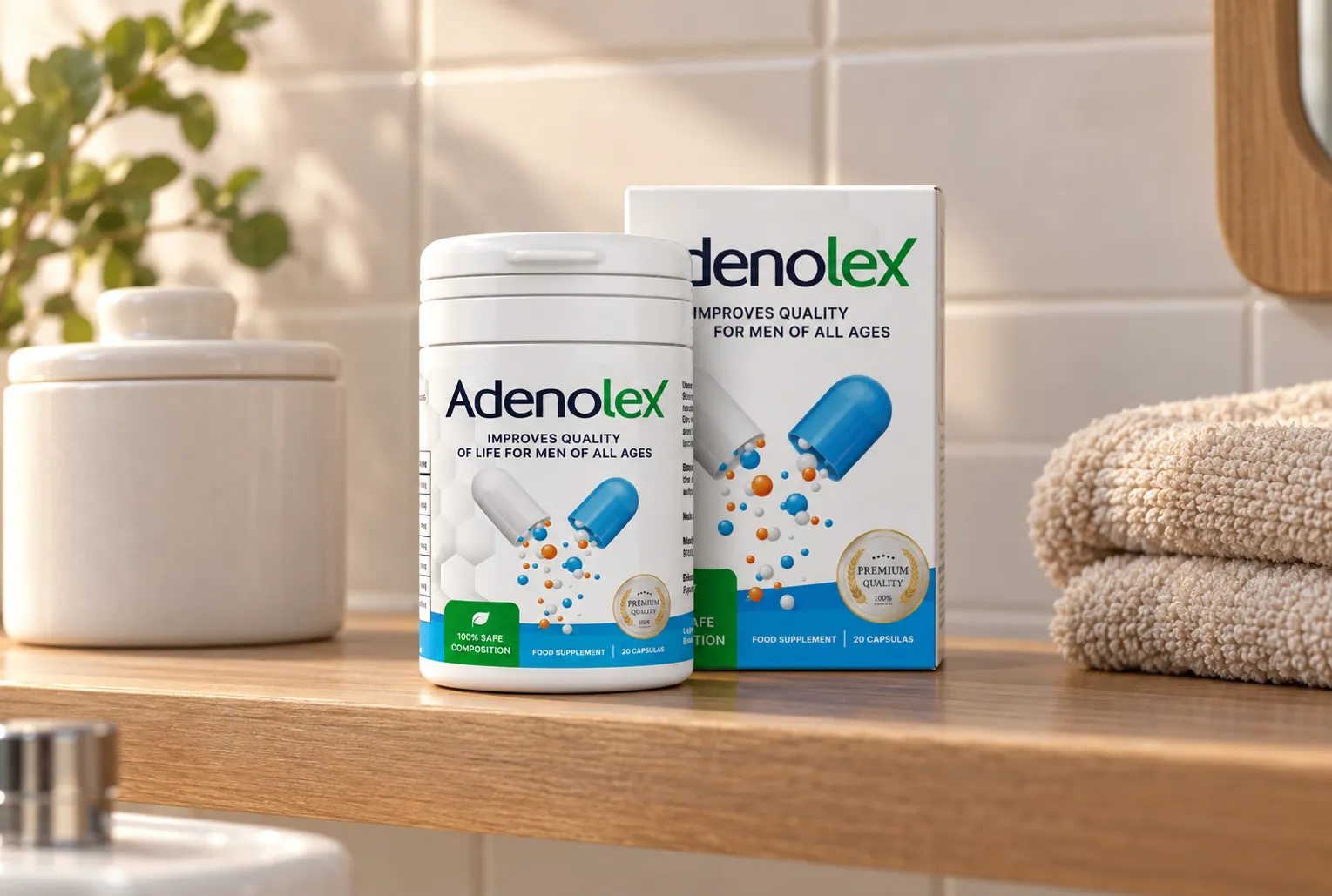 Adenolex — el envase en el día a día